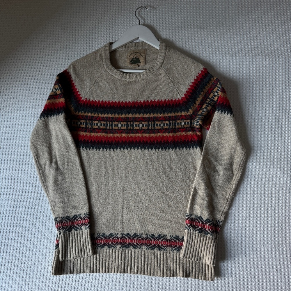 O’Hanlon Mills Vintage Brown Sweater